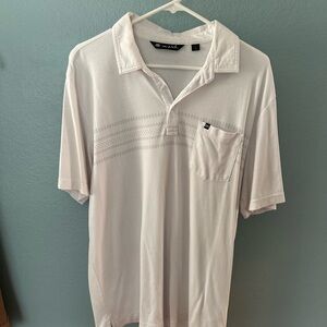 Travis Mathew White Polo Shirt